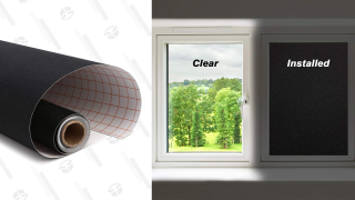Plunge Every Room Into Darkness With This $17 Blackout Window Film
